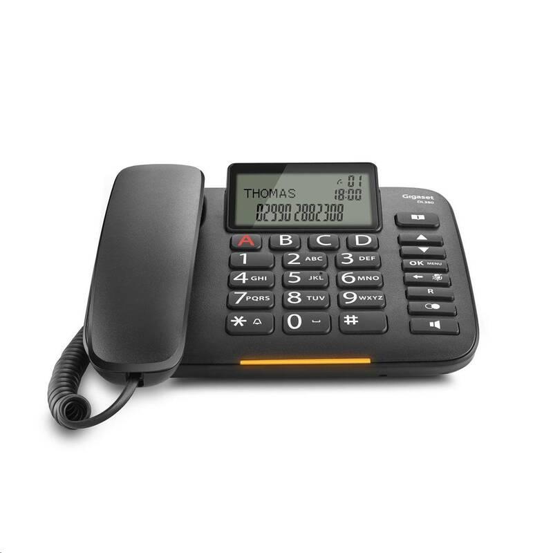 Domácí telefon Gigaset DL380 černý