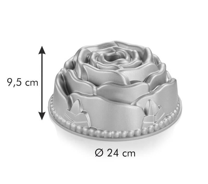 Forma na bábovku Tescoma Delícia průměr 24 cm, růže