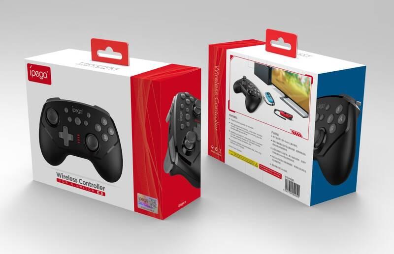 Gamepad iPega 9162B Wireless pro Nintendo Switch černý