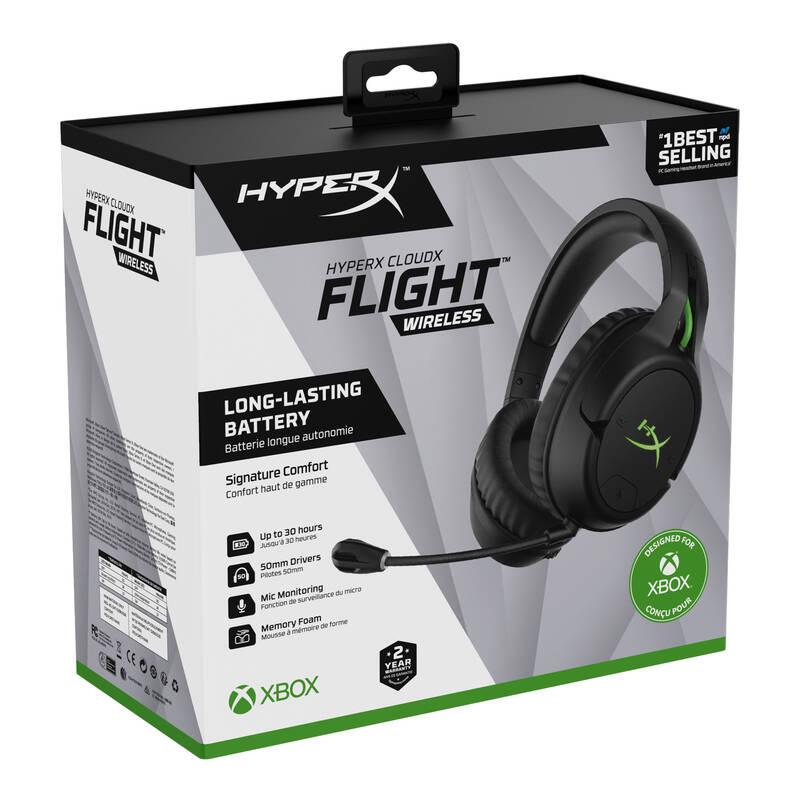 Headset HyperX CloudX Flight černý zelený
