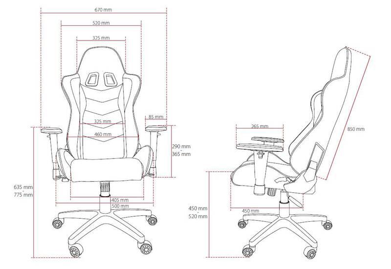 Herní židle Arozzi MEZZO V2 Fabric černá