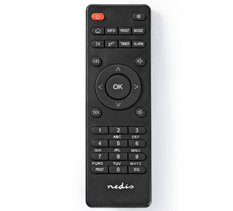 Internetový radiopřijímač Nedis RDIN4000BK černý