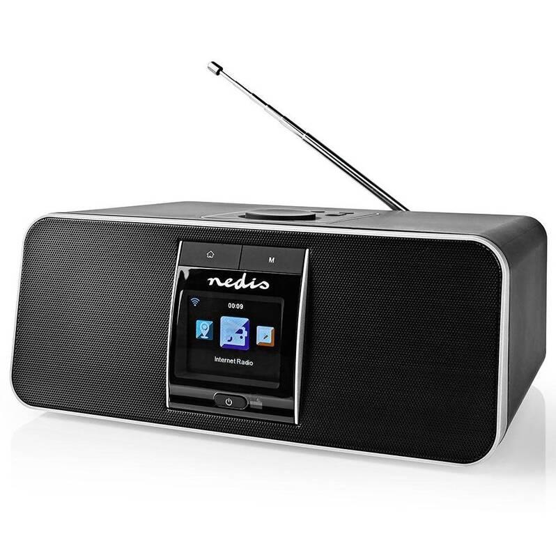 Internetový radiopřijímač Nedis RDIN5005BK černý