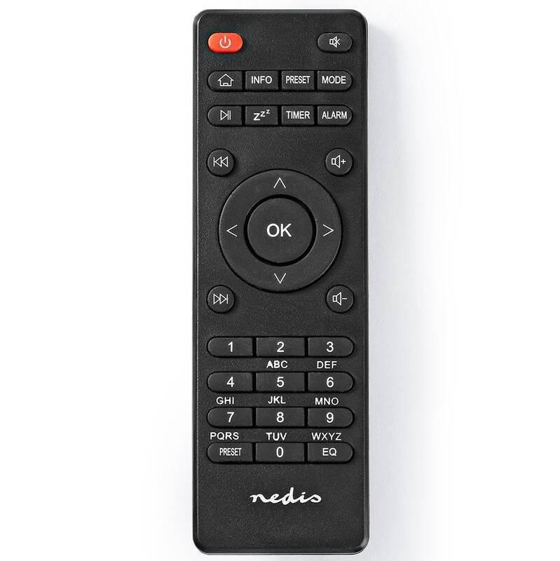Internetový radiopřijímač Nedis RDIN5005BK černý