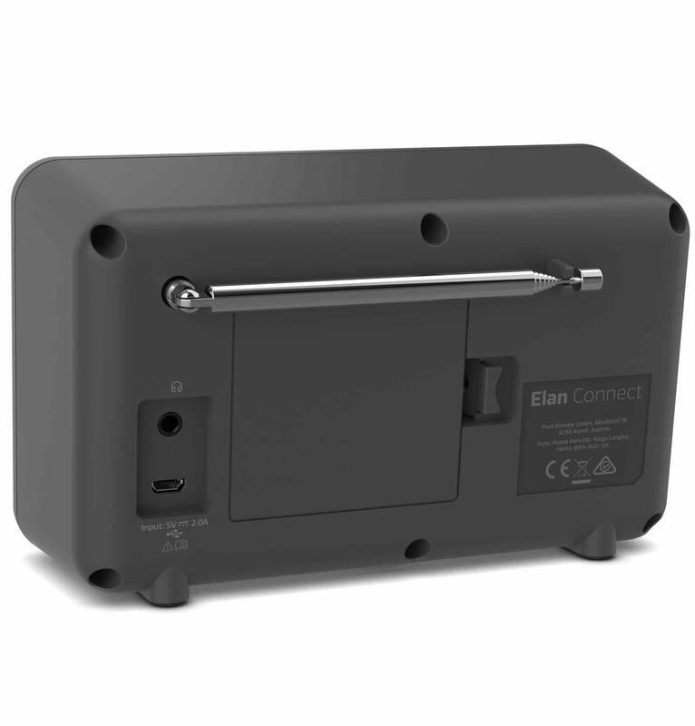 Internetový radiopřijímač Pure Elan Connect černý