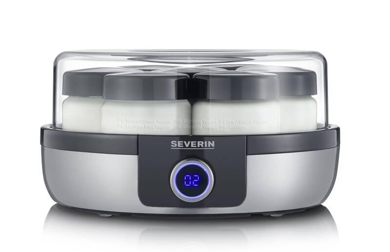 Jogurtovač Severin JG 3521 černý nerez