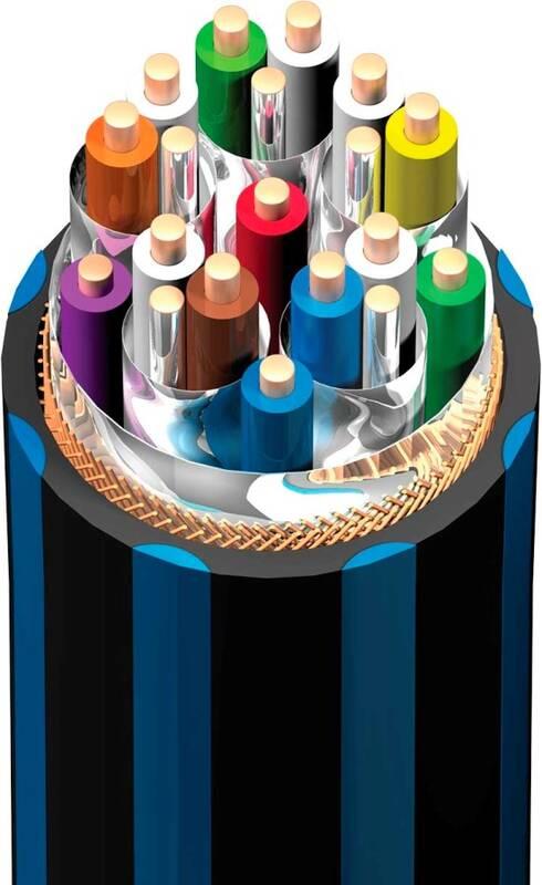 Kabel AUDIOQUEST HDMI 2.0 BlueBerry, 3 m černý modrý