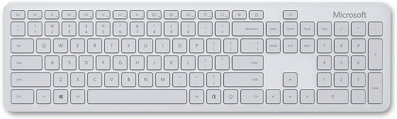 Klávesnice s myší Microsoft Bluetooth Desktop, CZ SK bílá