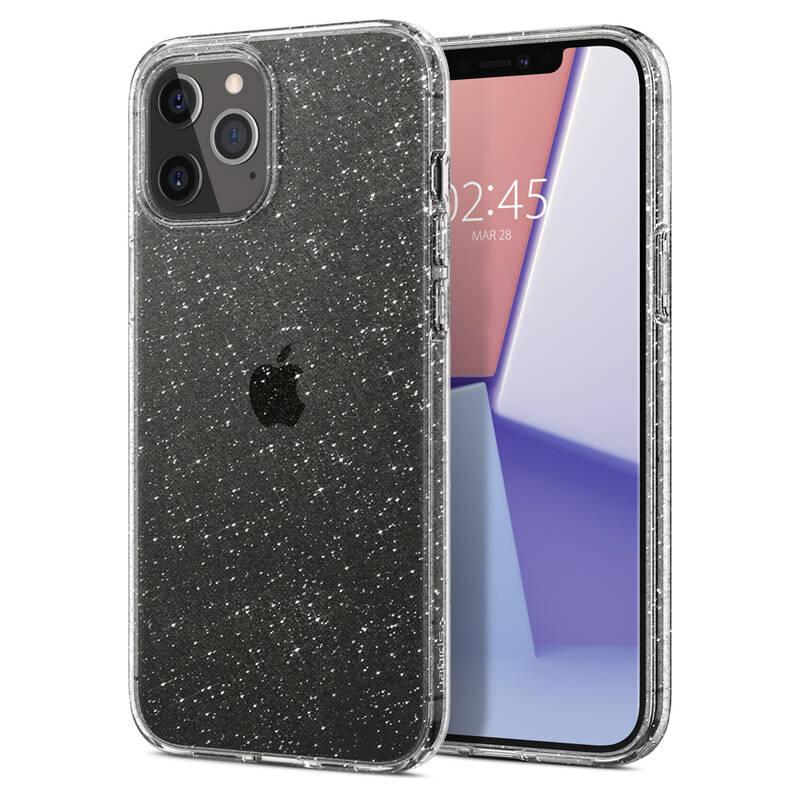 Kryt na mobil Spigen Liquid Crystal Glitter na Apple iPhone 12 12 Pro průhledný, Kryt, na, mobil, Spigen, Liquid, Crystal, Glitter, na, Apple, iPhone, 12, 12, Pro, průhledný
