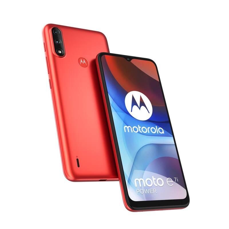 Mobilní telefon Motorola Moto E7i Power červený