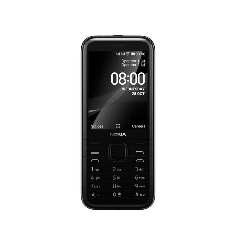 Mobilní telefon Nokia 8000 4G černý, Mobilní, telefon, Nokia, 8000, 4G, černý