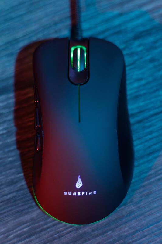 Myš SureFire Condor Claw Gaming RGB černá