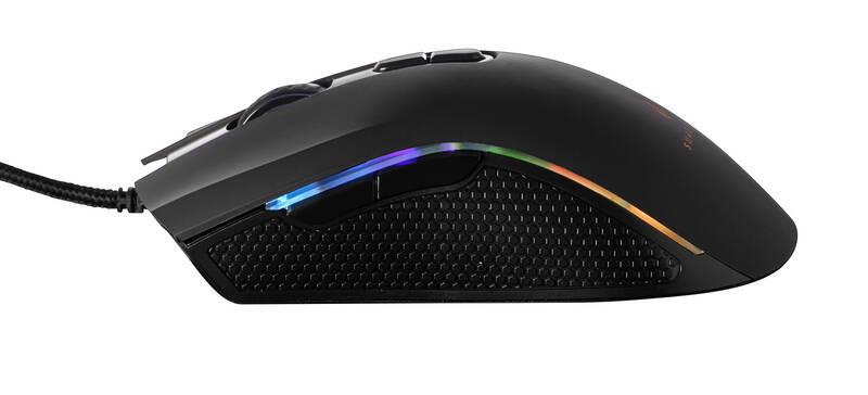 Myš SureFire Hawk Claw Gaming RGB černá