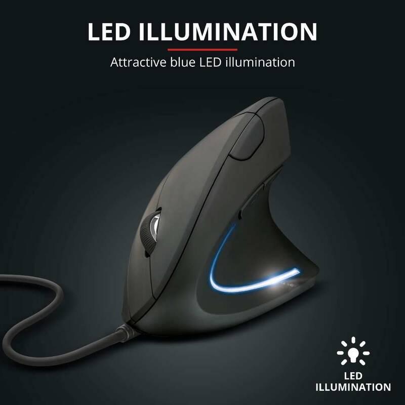 Myš Trust Verto Ergonomic černá