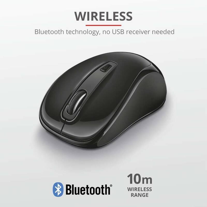 Myš Trust Xani Bluetooth Wireless černá, Myš, Trust, Xani, Bluetooth, Wireless, černá