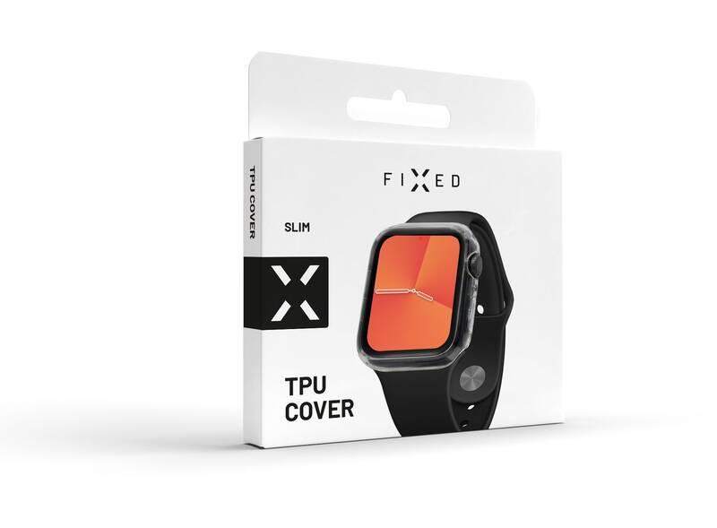 Ochranné pouzdro FIXED na Apple Watch 44mm průhledné