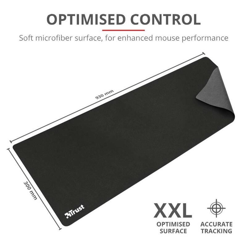 Podložka pod myš Trust Mouse Pad XXL, 93 x 30 cm černá