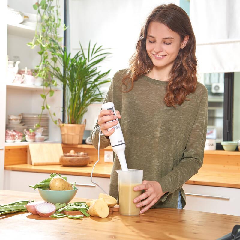 Ponorný mixér Black Decker BXHB500E černý bílý