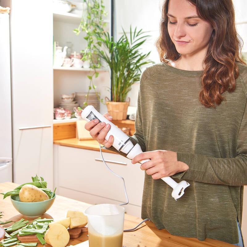 Ponorný mixér Black Decker BXHB500E černý bílý