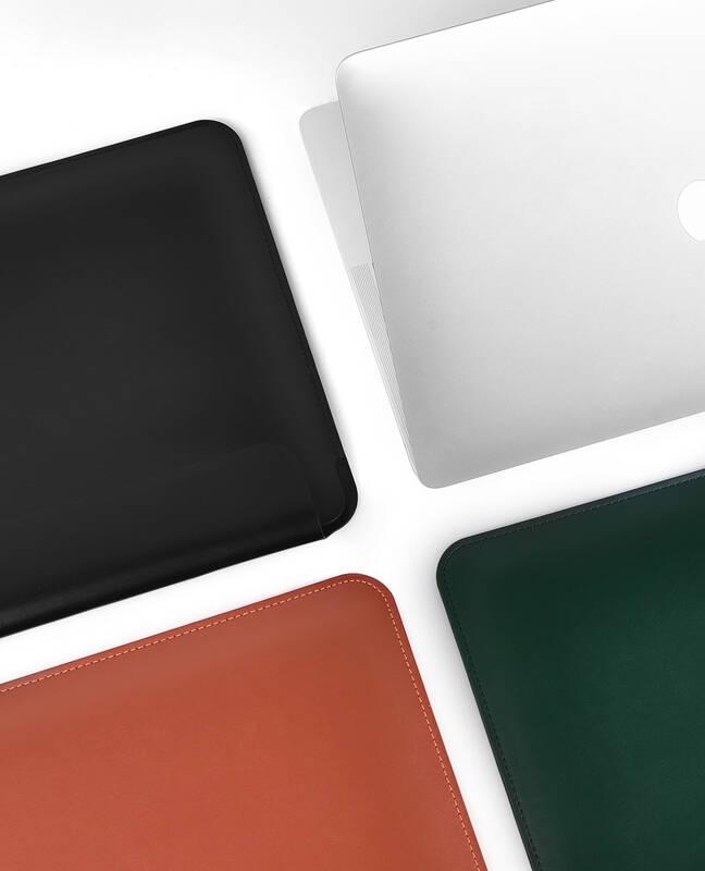 Pouzdro COTEetCI pro Apple Macbook Pro 15", magnetické zapínání hnědé