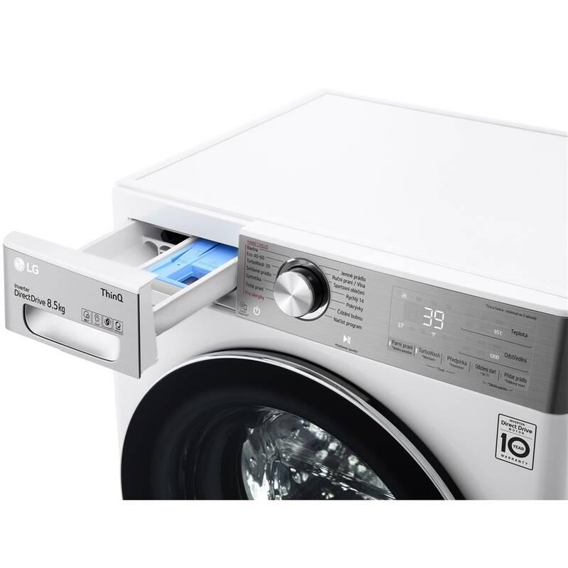 Pračka LG F28V9GW2W bílá barva