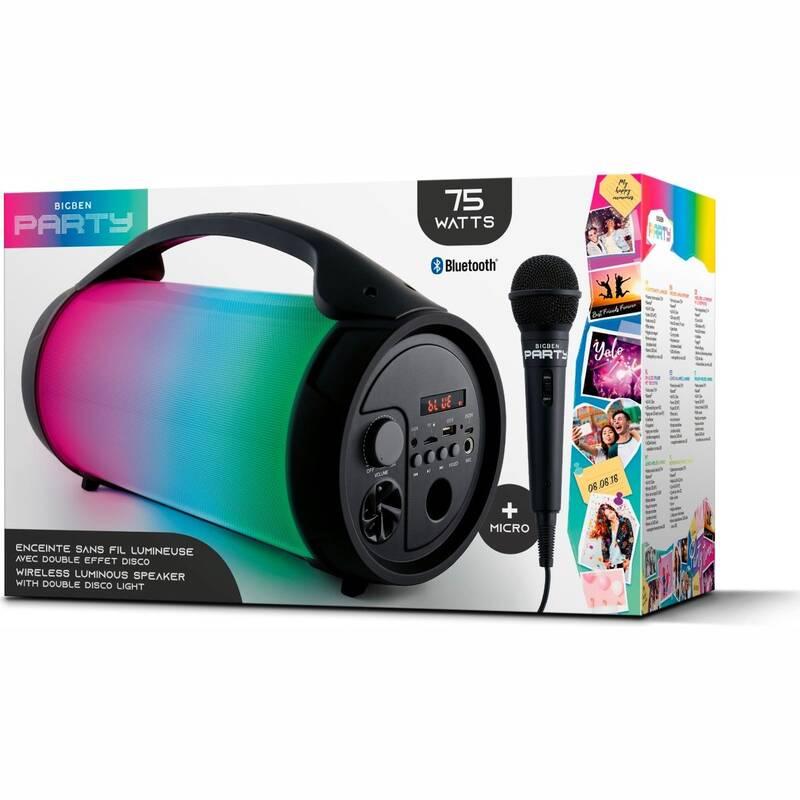 Přenosný reproduktor Bigben PARTYBTPRO černý