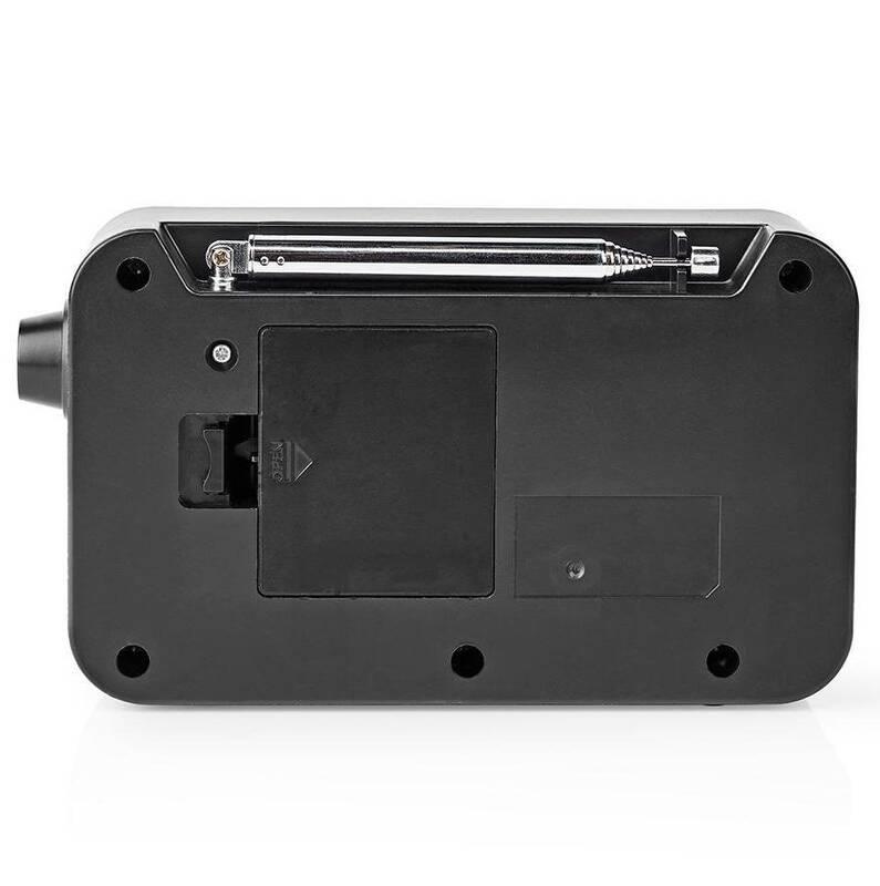 Radiopřijímač s DAB Nedis RDDB1000BK černý