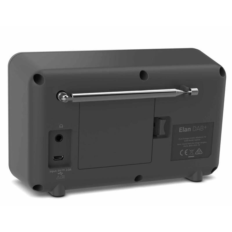 Radiopřijímač s DAB Pure Elan DAB černý