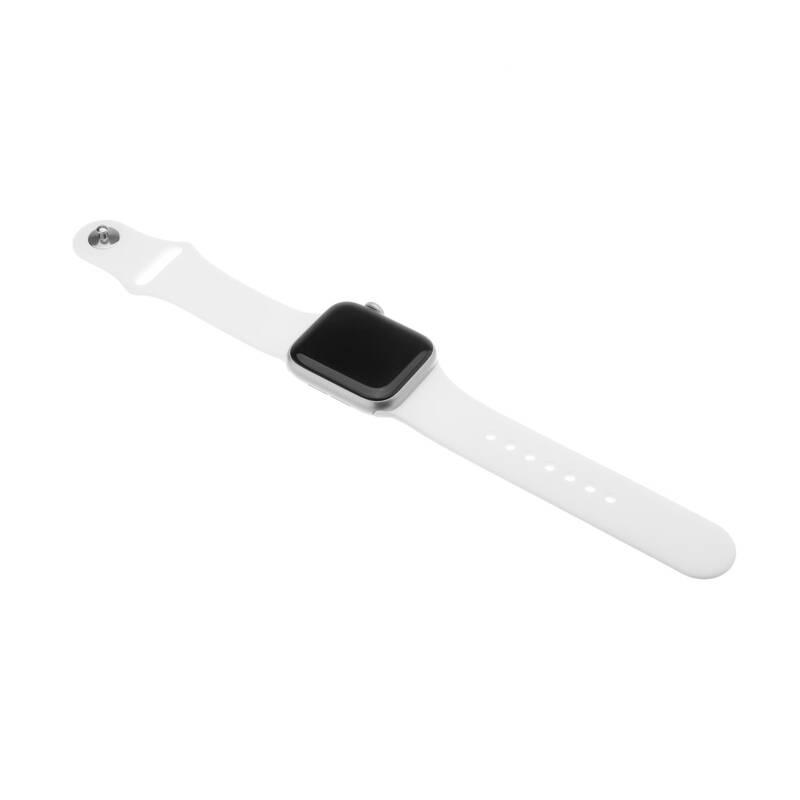 Řemínek FIXED Silicone Strap na Apple Watch 38 mm 40 mm bílý