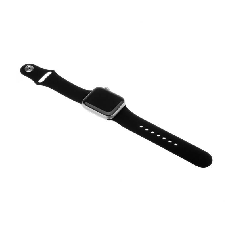 Řemínek FIXED Silicone Strap na Apple Watch 38 mm 40 mm černý