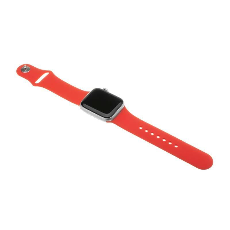 Řemínek FIXED Silicone Strap na Apple Watch 38 mm 40 mm červený