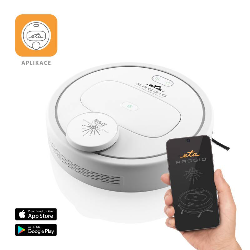 Robotický vysavač ETA Raggio Eco 3225 90010 bílý
