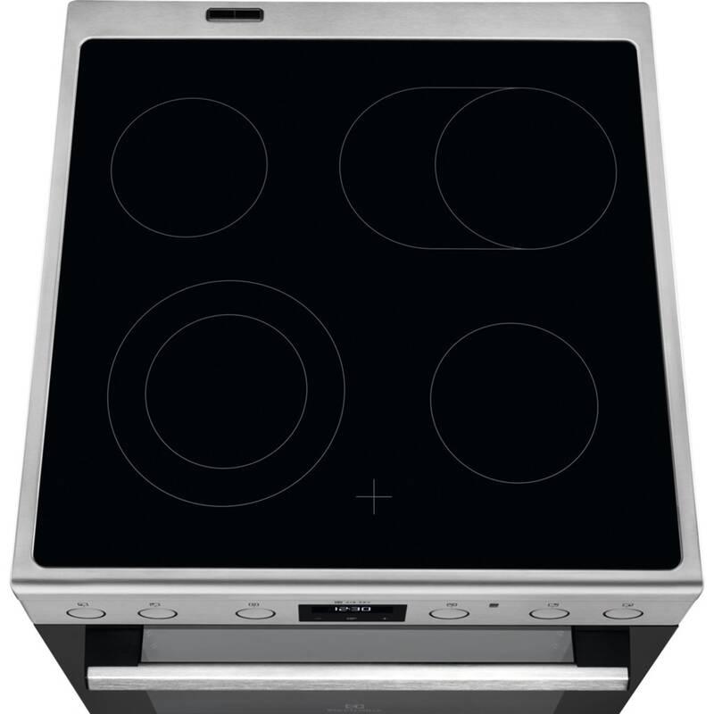 Sklokeramický sporák Electrolux LKR64020AX nerez