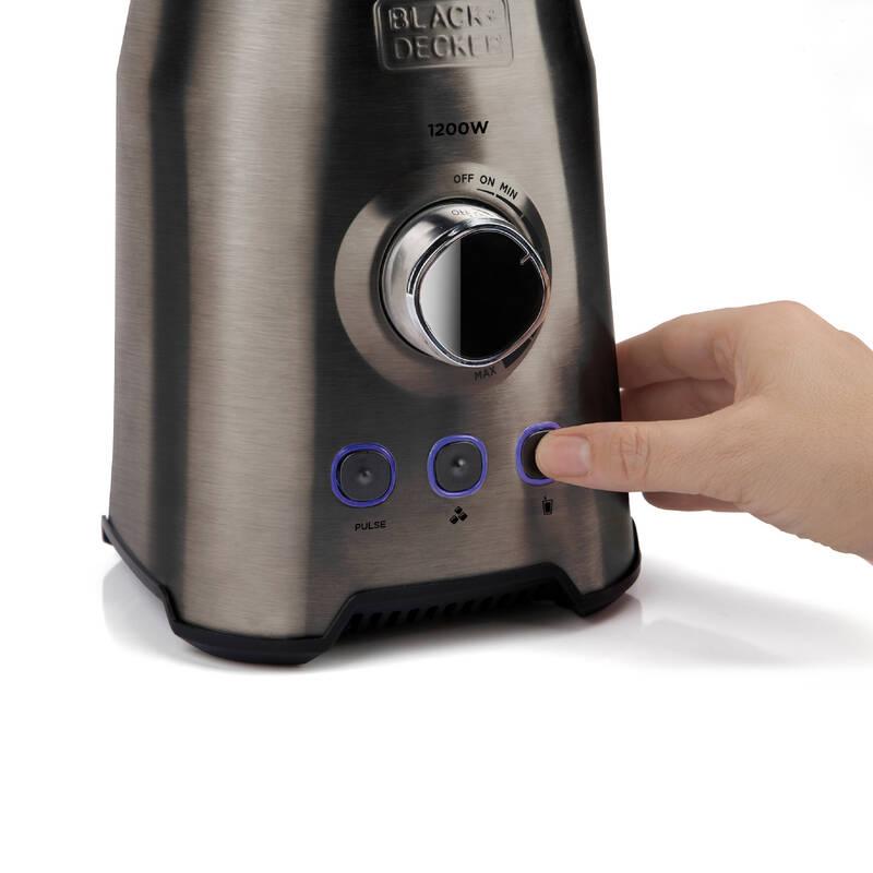 Stolní mixér Black Decker BXJB1200E černý nerez