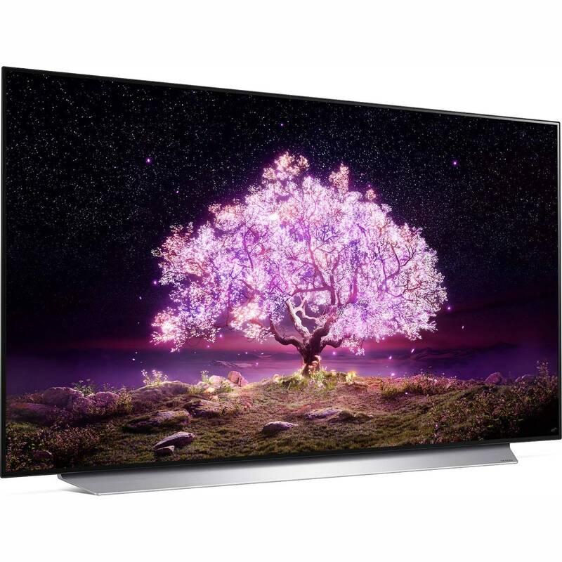 Televize LG OLED48C12 stříbrná bílá