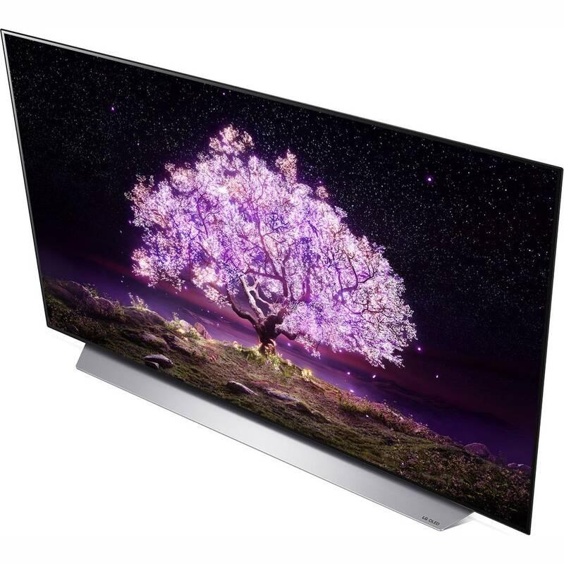 Televize LG OLED55C12 stříbrná bílá