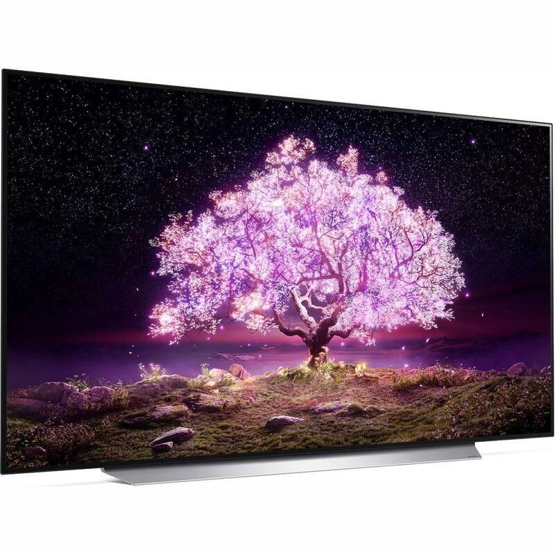 Televize LG OLED77C12 stříbrná bílá