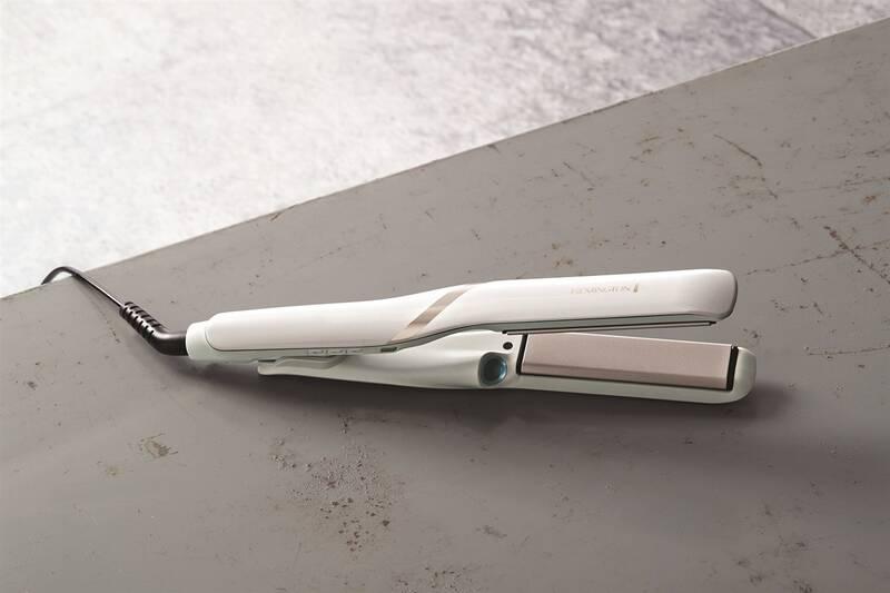 Žehlička na vlasy Remington S9001 HYDRAluxe PRO Straightener bílá, Žehlička, na, vlasy, Remington, S9001, HYDRAluxe, PRO, Straightener, bílá