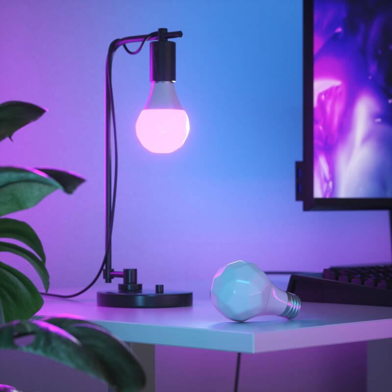 Chytrá žárovka Nanoleaf Essentials Smart, 9W, B22, RGB