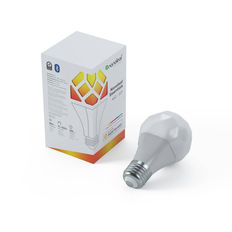 Chytrá žárovka Nanoleaf Essentials Smart, 9W, E27, RGB
