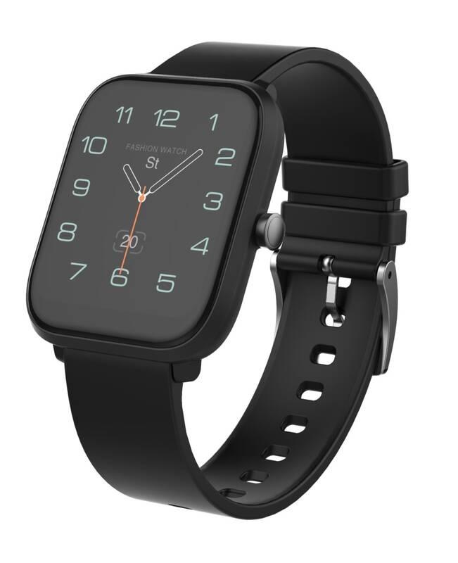 Chytré hodinky iGET Fit F45, 2x řemínek černé