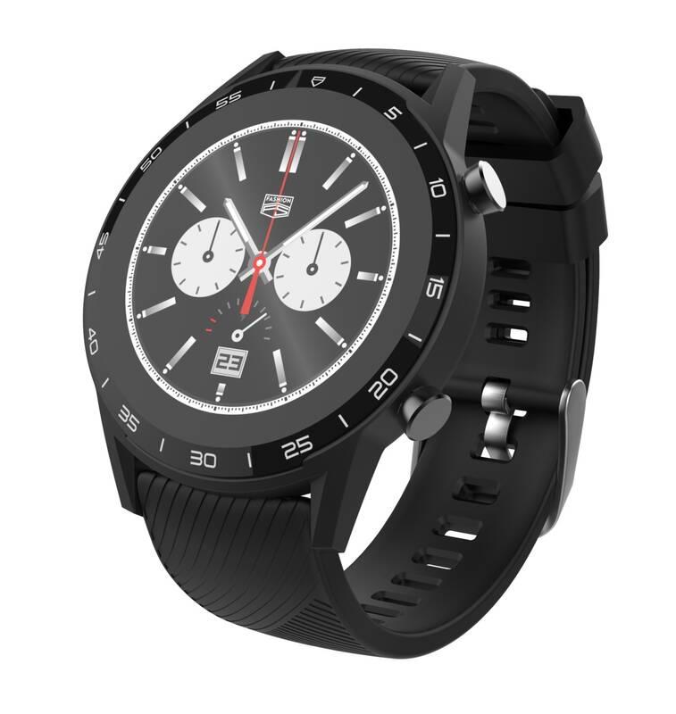 Chytré hodinky iGET Fit F85, 2x řemínek černé