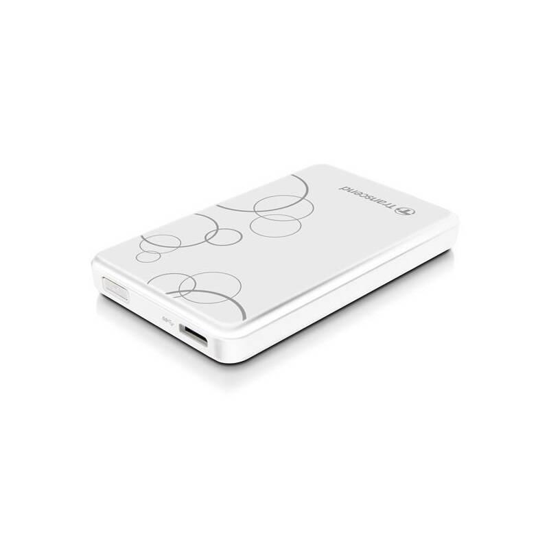 Externí pevný disk 2,5" Transcend StoreJet 25A3W 1TB, USB 3.0 bílý