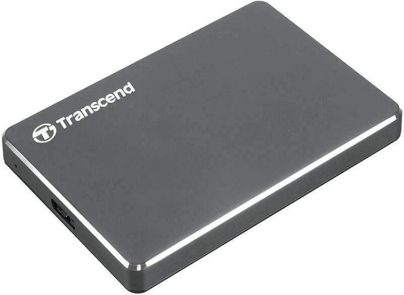 Externí pevný disk 2,5" Transcend StoreJet 25C3N 1TB, USB 3.0 šedý