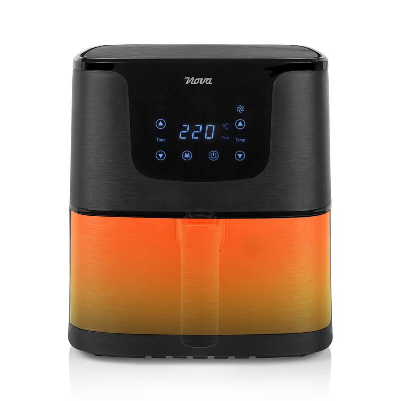 Fritéza horkovzdušná NOVA 180176 černá barva šedá barva