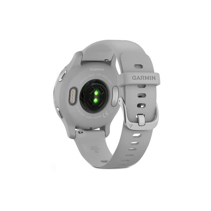GPS hodinky Garmin Venu2S Silver Gray Band