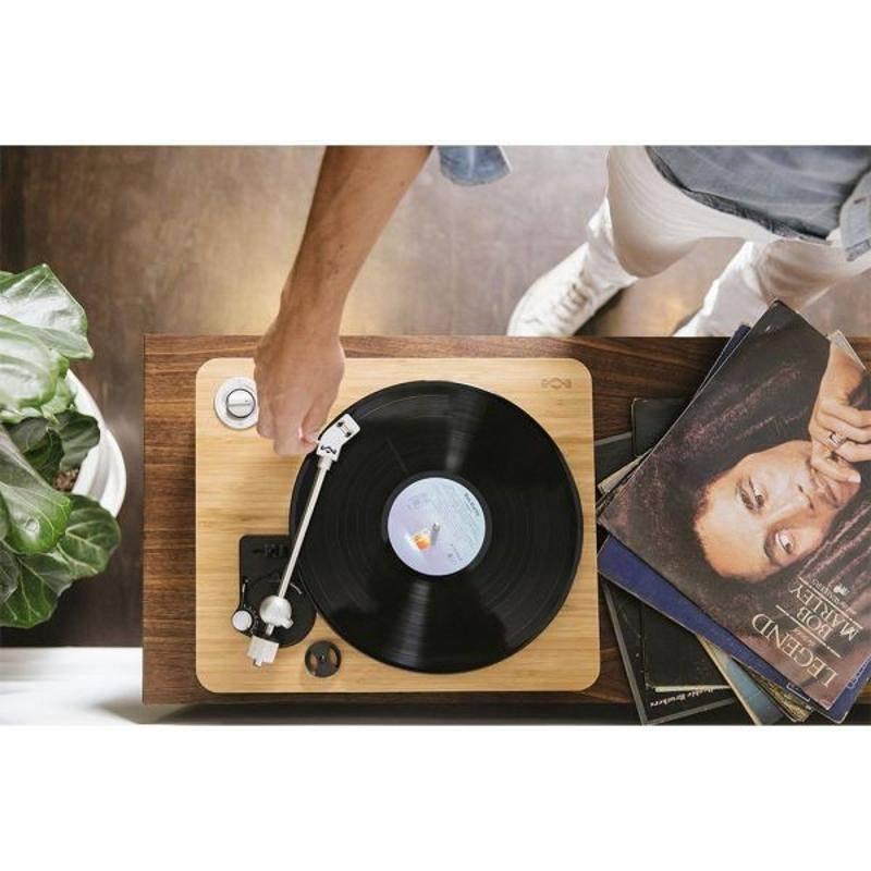 Gramofon Marley Stir It Up EM-JT000-SB hliník dřevo