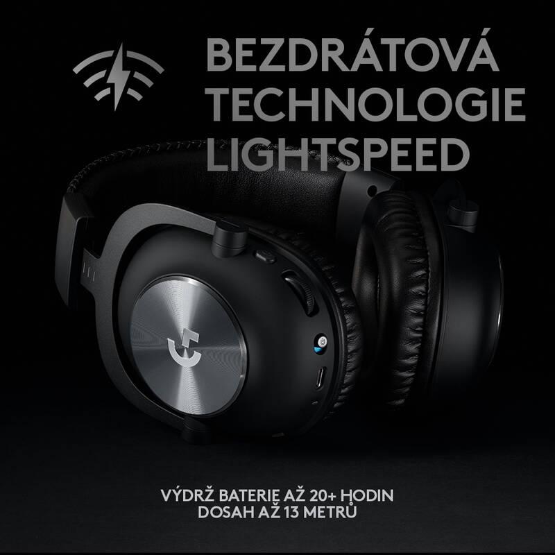 Headset Logitech G PRO X Wireless LIGHTSPEED černý