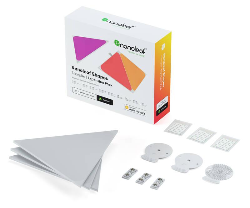 LED světlo Nanoleaf Shapes Triangles Expansion Pack 3ks