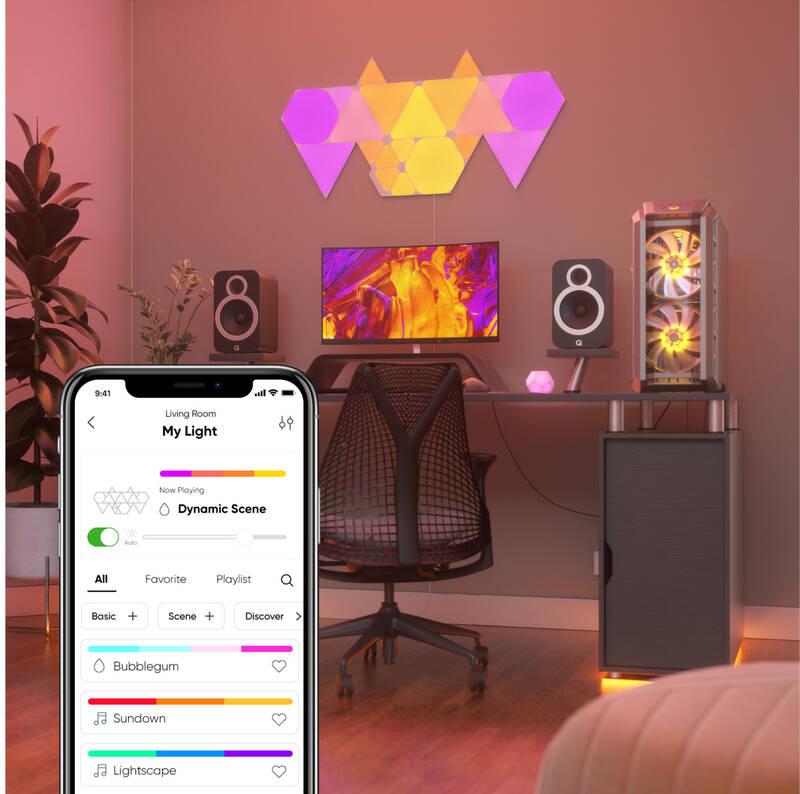 LED světlo Nanoleaf Shapes Triangles Mini Starter Kit 5ks
